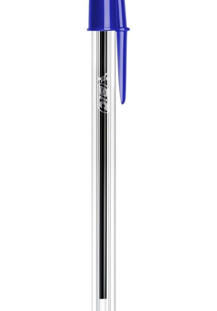 BIC Cristal Original Ballpoint Pens Medium Point 1.0mm Blue Pack of 10 - Image 5